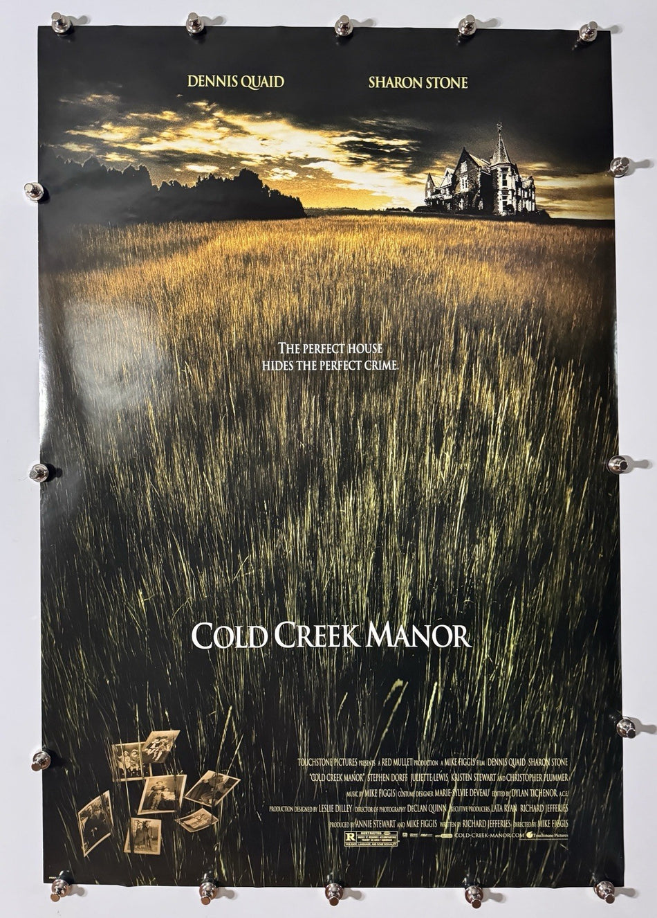 COLD CREEK MANOR 2003 Original Movie Poster 27x40 DS Rolled Dennis Quaid - Joe's Geek VLT