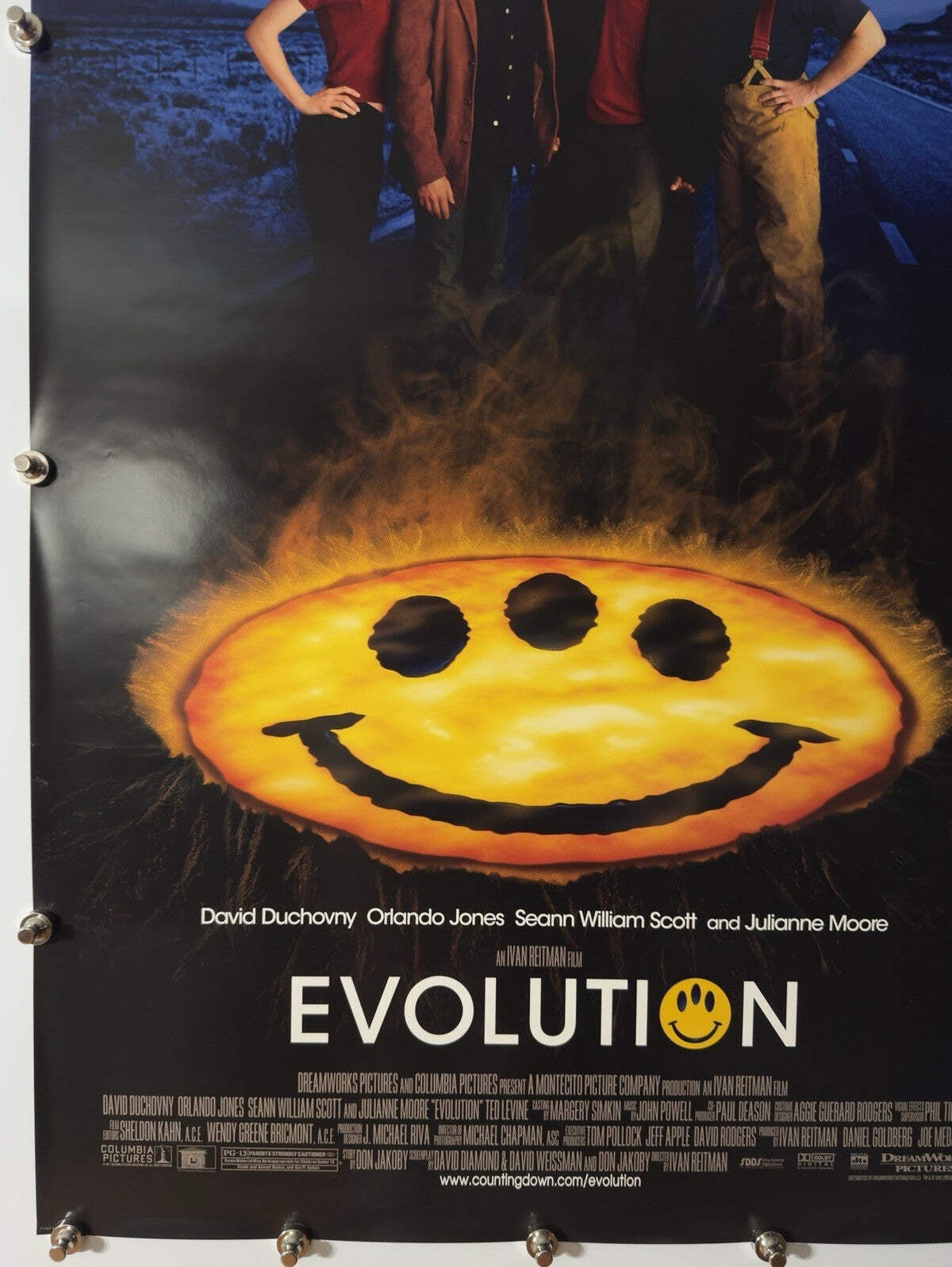 Evolution - Original Movie Poster - 2001 - Rolled DS