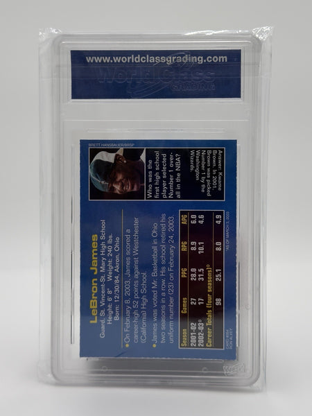 LeBRON JAMES 2003 S.I. FOR KIDS card #264  WCG 10 GEM-MT
