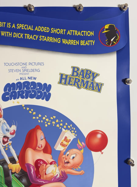 Roller Coaster Rabbit - Original Movie Poster - 1990 - Rolled DS