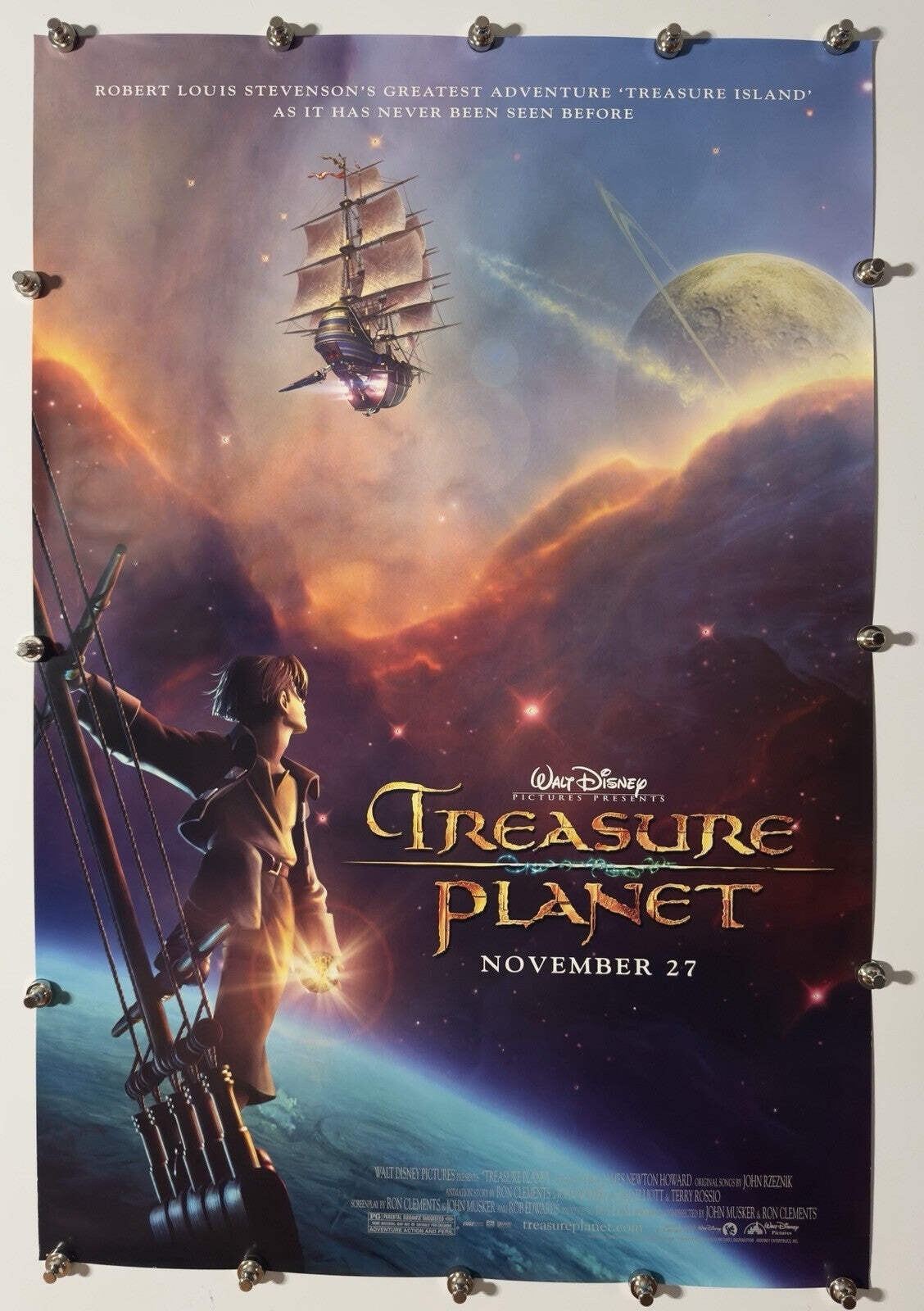 Treasure Planet (A) - Original Movie Poster - 2002 - Rolled DS