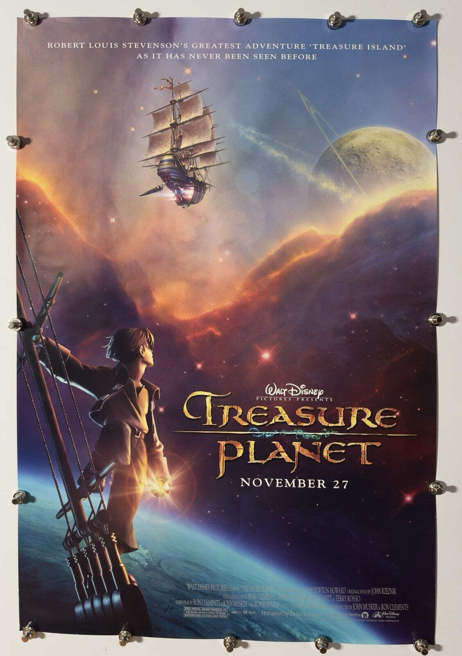 Treasure Planet (A) - Original Movie Poster - 2002 - Rolled DS