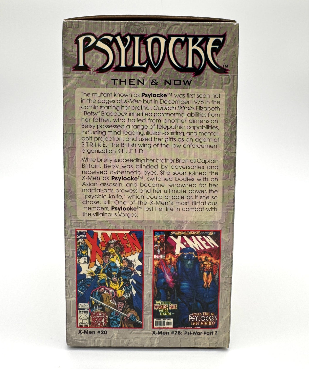 Psylocke – Marvel Mini-Bust | Bowen Designs Limited Edition #1826/3000 Open Box