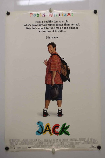 JACK 1996 Original Movie Poster 27x40 DS Rolled Robin Williams - Joe's Geek VLT