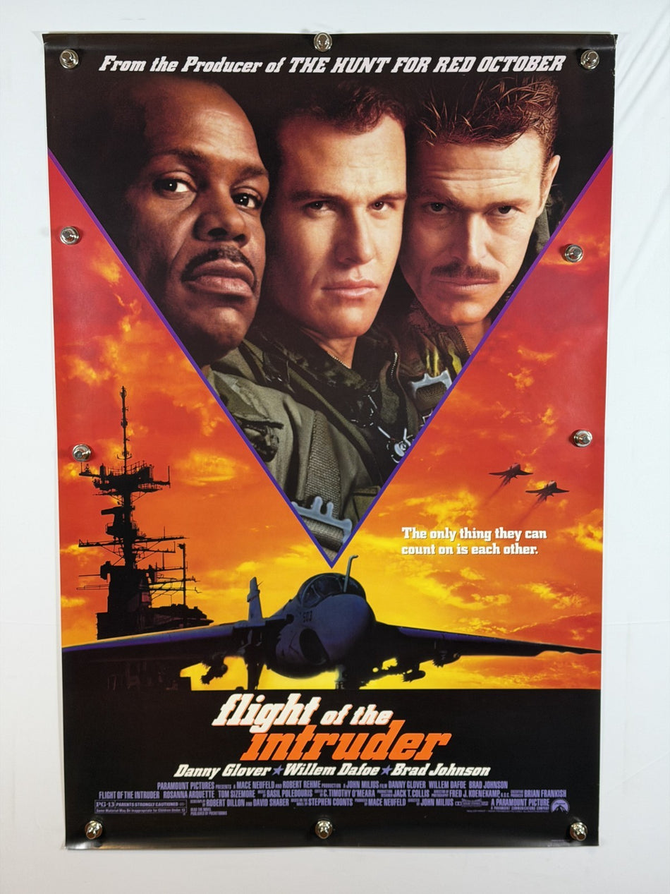 FLIGHT OF THE INTRUDER 1991 Original Movie Poster 27x40 SS Rolled Danny Glover - Joe's Geek VLT