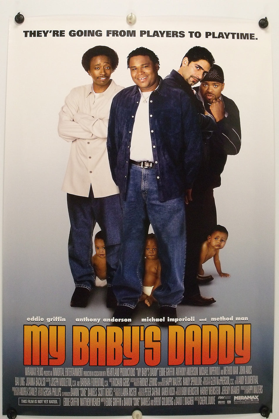 MY BABY'S DADDY 2004 Original Movie Poster 27x40 DS Rolled Eddie Griffin - Joe's Geek VLT