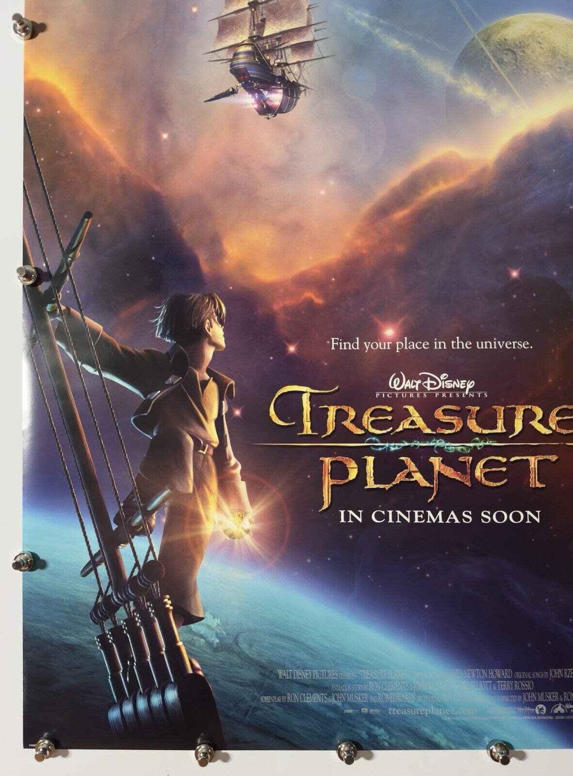 Treasure Planet (B) - Original Movie Poster - 2002 - Rolled DS