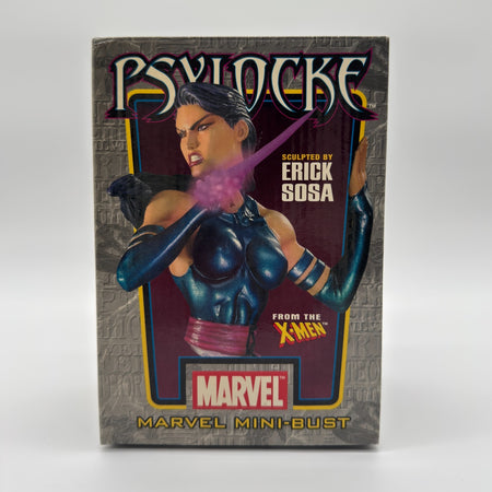 Psylocke – Marvel Mini-Bust | Bowen Designs Limited Edition #1826/3000 Open Box
