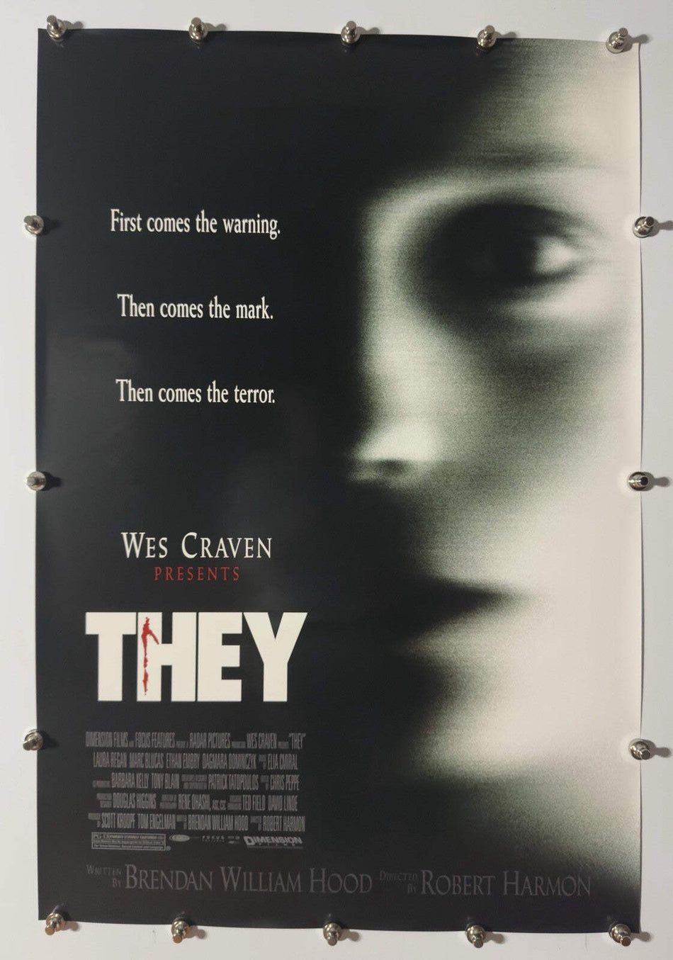 They - Original Movie Poster - 2002 - Rolled DS