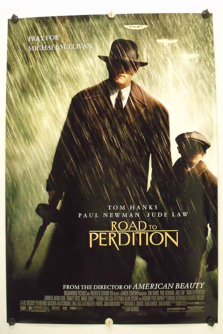 ROAD TO PERDITION 2002 Original Movie Poster 27x40 DS Rolled REV A Tom Hanks - Joe's Geek VLT