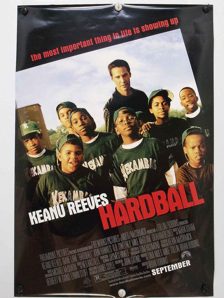 HARDBALL 2001 Original Movie Poster 27x40 DS Rolled Keanu Reeves - Joe's Geek VLT