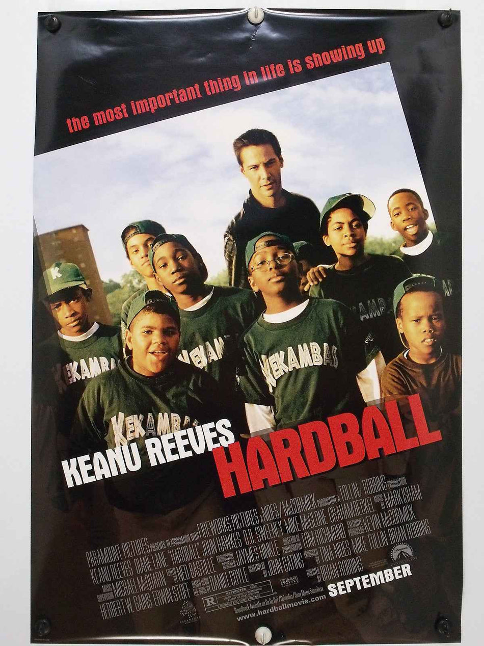 HARDBALL 2001 Original Movie Poster 27x40 DS Rolled Keanu Reeves - Joe's Geek VLT