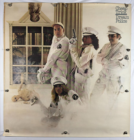 Cheap Trick Dream Police Vintage Oversized Promo Poster ©1979 CBS B-35773