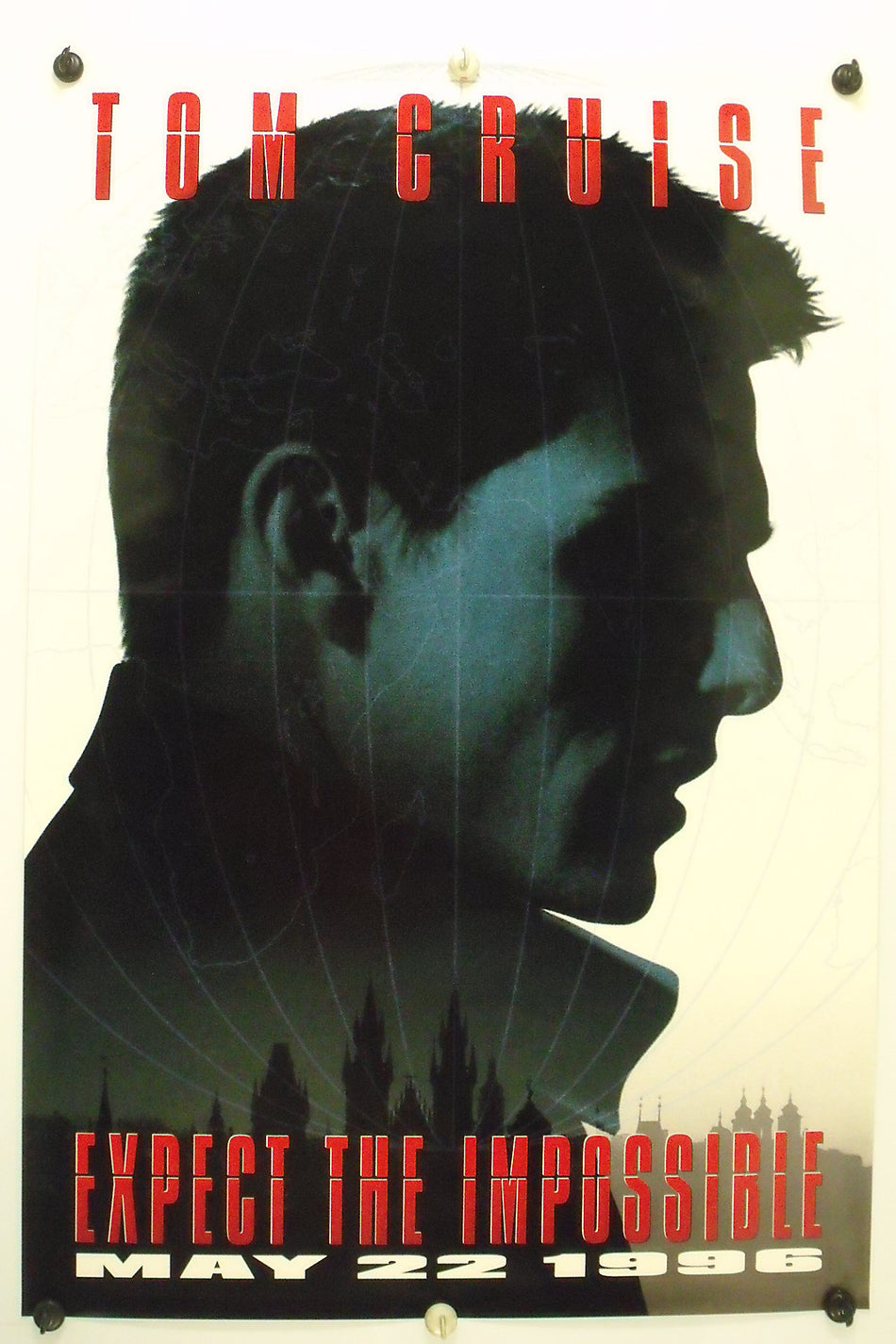 MISSION: IMPOSSIBLE 1996 Original Movie Poster 27x40 SS Rolled Style A Tom Cruise - Joe's Geek VLT