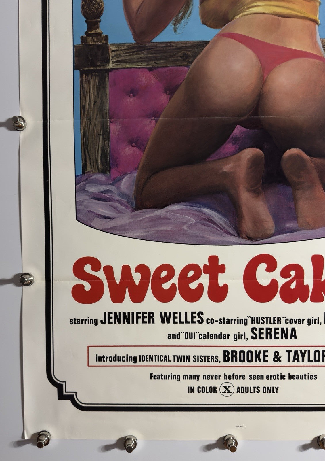 Sweet Cakes - Original Movie Poster - 1976 - Rolled SS