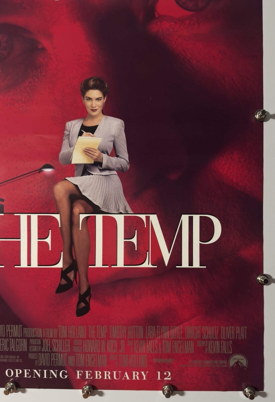 The Temp - Original Movie Poster - 1993 - Rolled DS