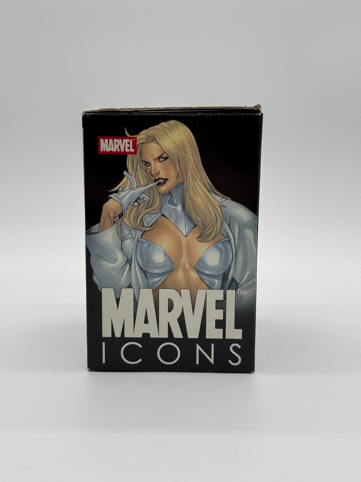 MARVEL ICONS DIAMOND EMMA FROST BUST DIAMOND SELECT LIMITED 2000 PIECES OPEN-BOX