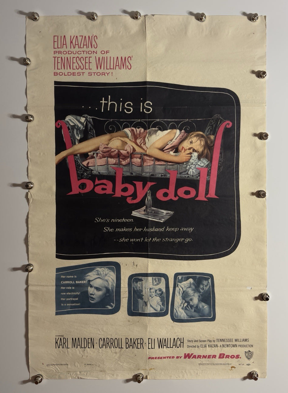 Baby Doll - Original Movie Poster - 1956 - Rolled SS