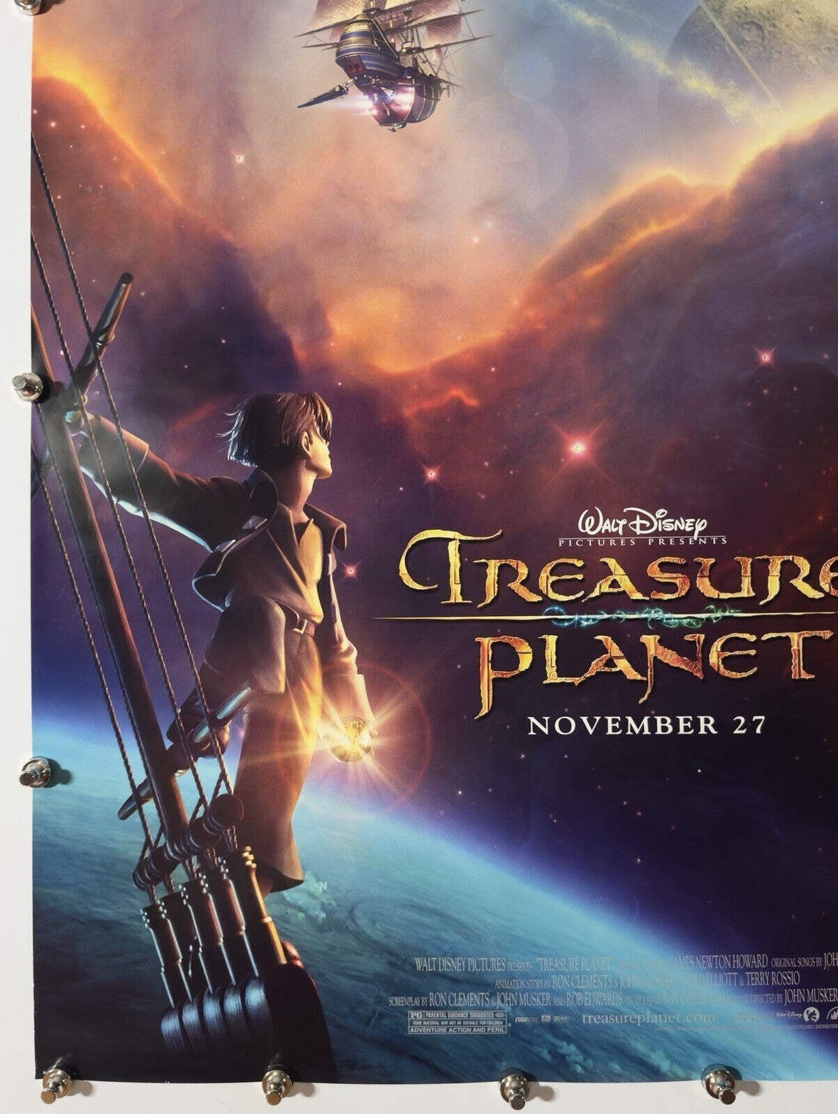 Treasure Planet (A) - Original Movie Poster - 2002 - Rolled DS