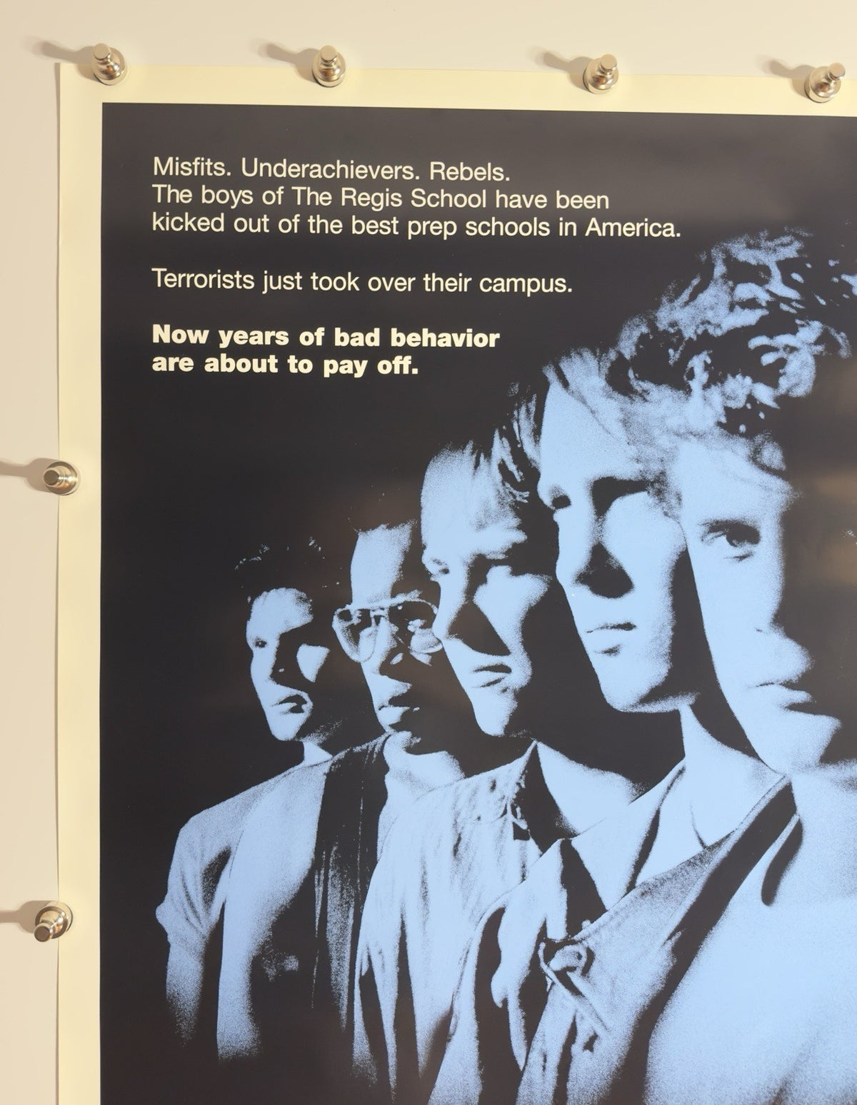 Toy Soldiers - Original Movie Poster - 1991 - Rolled SS