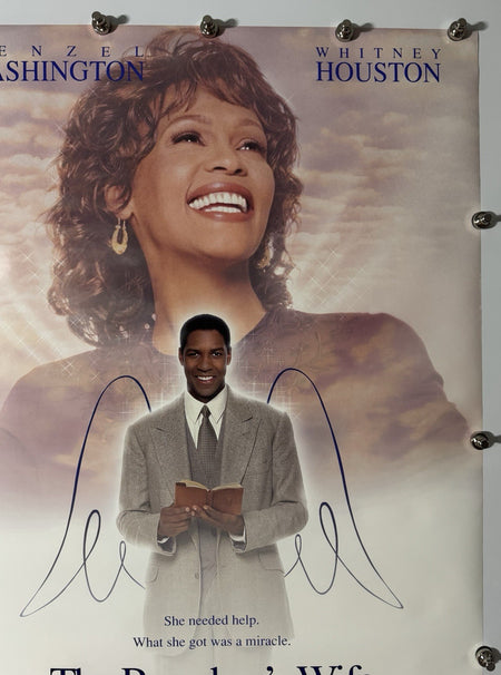 THE PREACHER'S WIFE 1996 Original Movie Poster 27x40 DS Rolled Whitney Houston Rev A - Joe's Geek VLT