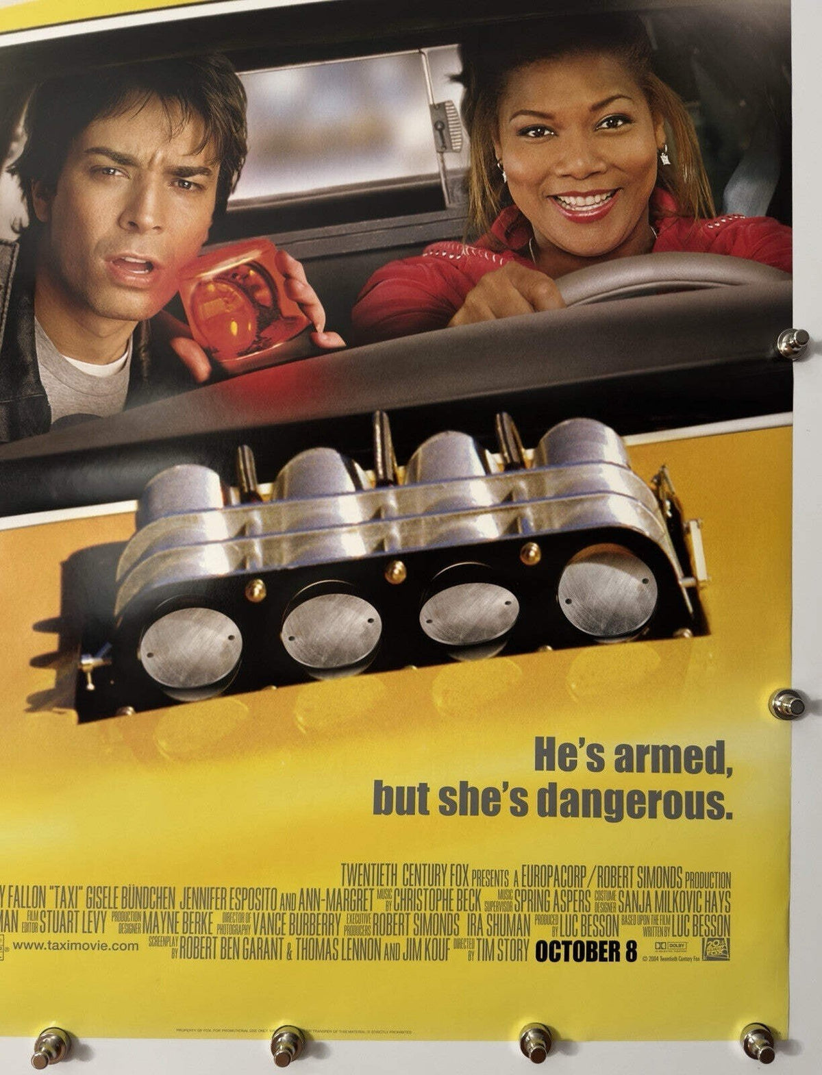 Taxi - Original Movie Poster - 2004 - Rolled DS