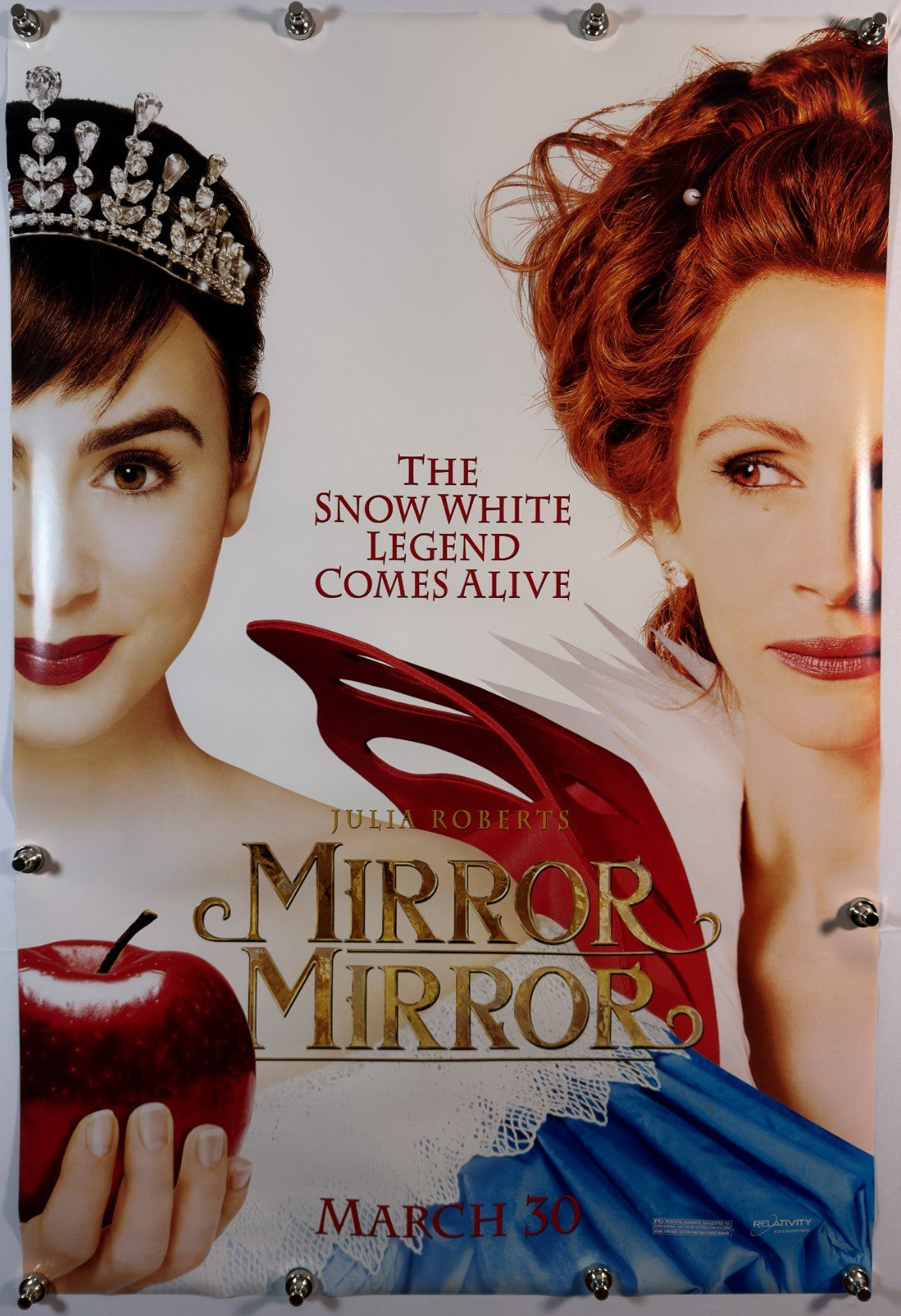 Mirror Mirror (2012) - Original Movie Poster - 27 x 40 - Rolled DS