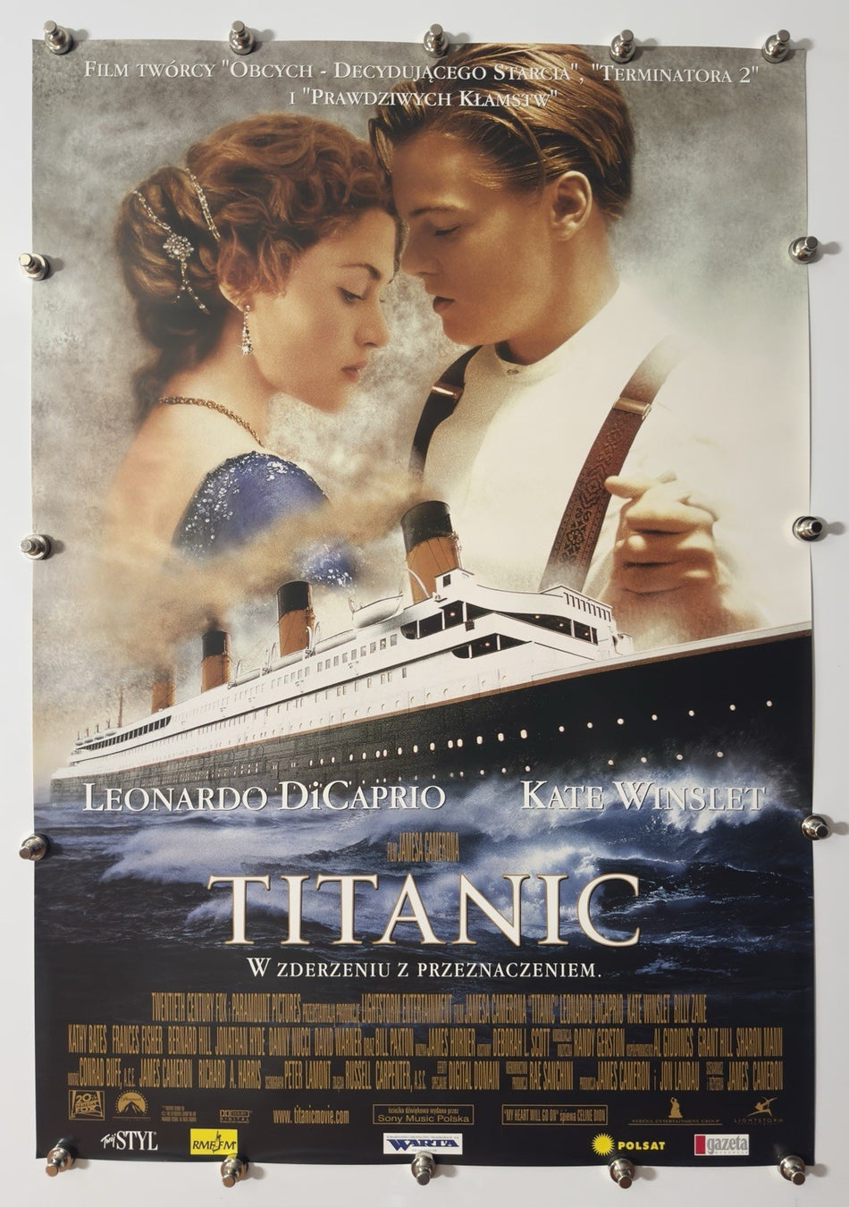 TITANIC 1997 Original Movie Poster 27x40 SS Rolled Leonardo DiCaprio