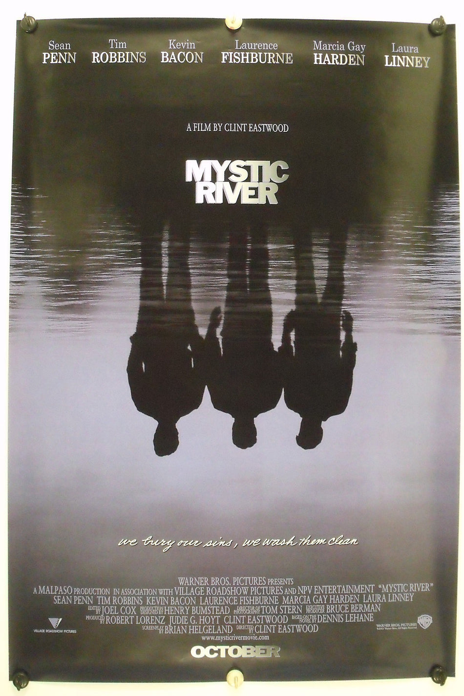 MYSTIC RIVER 2003 Original Movie Poster 27x40 DS Rolled Sean Penn - Joe's Geek VLT