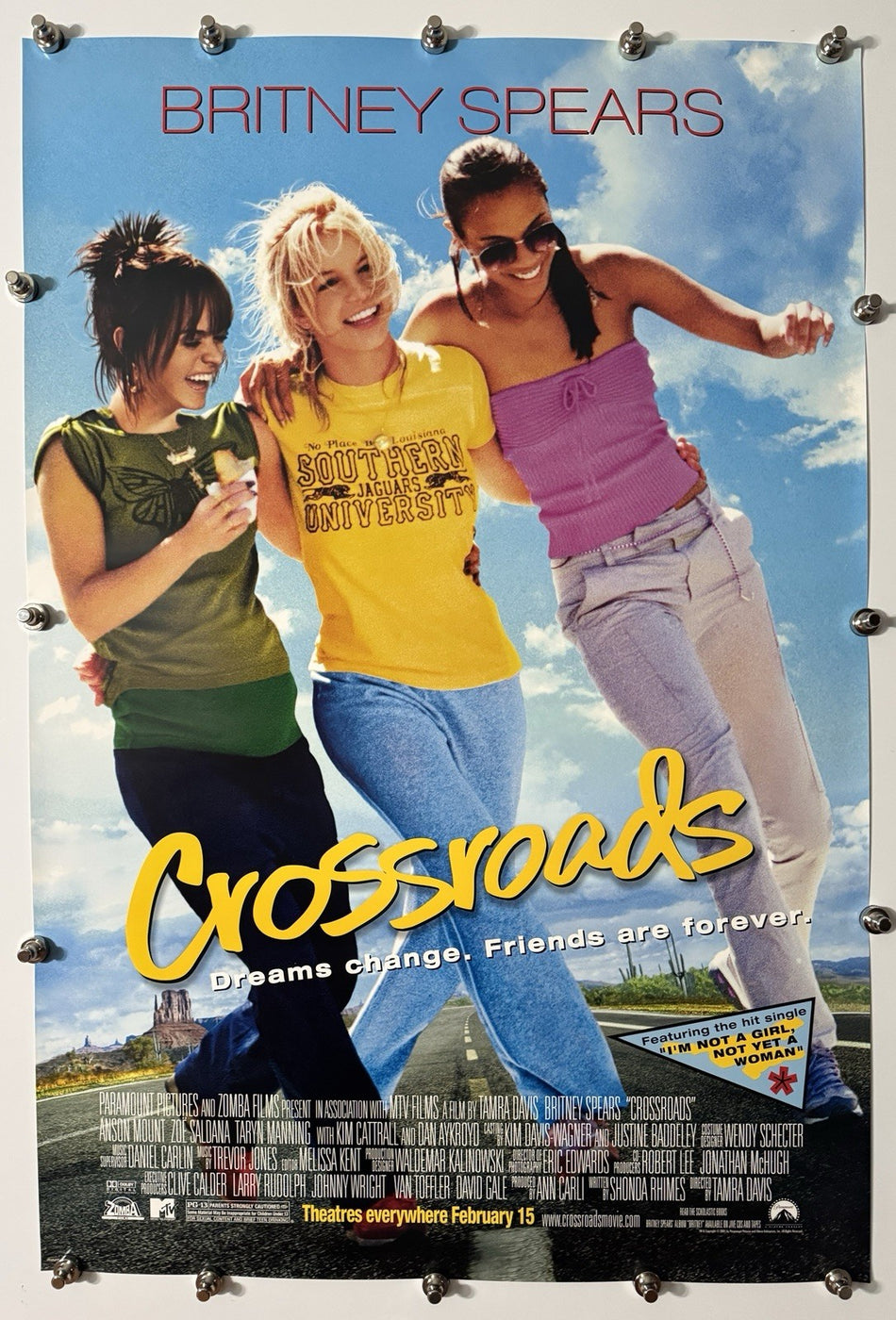 CROSSROADS 2002 Original Movie Poster 27x40 SS Rolled Britney Spears - Joe's Geek VLT