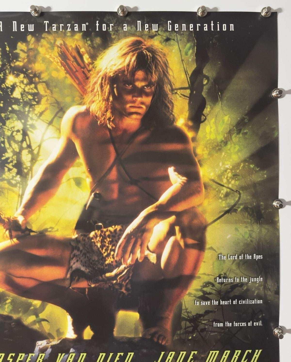 Tarzan and the Lost City - Original Movie Poster - 1998 - Rolled DS