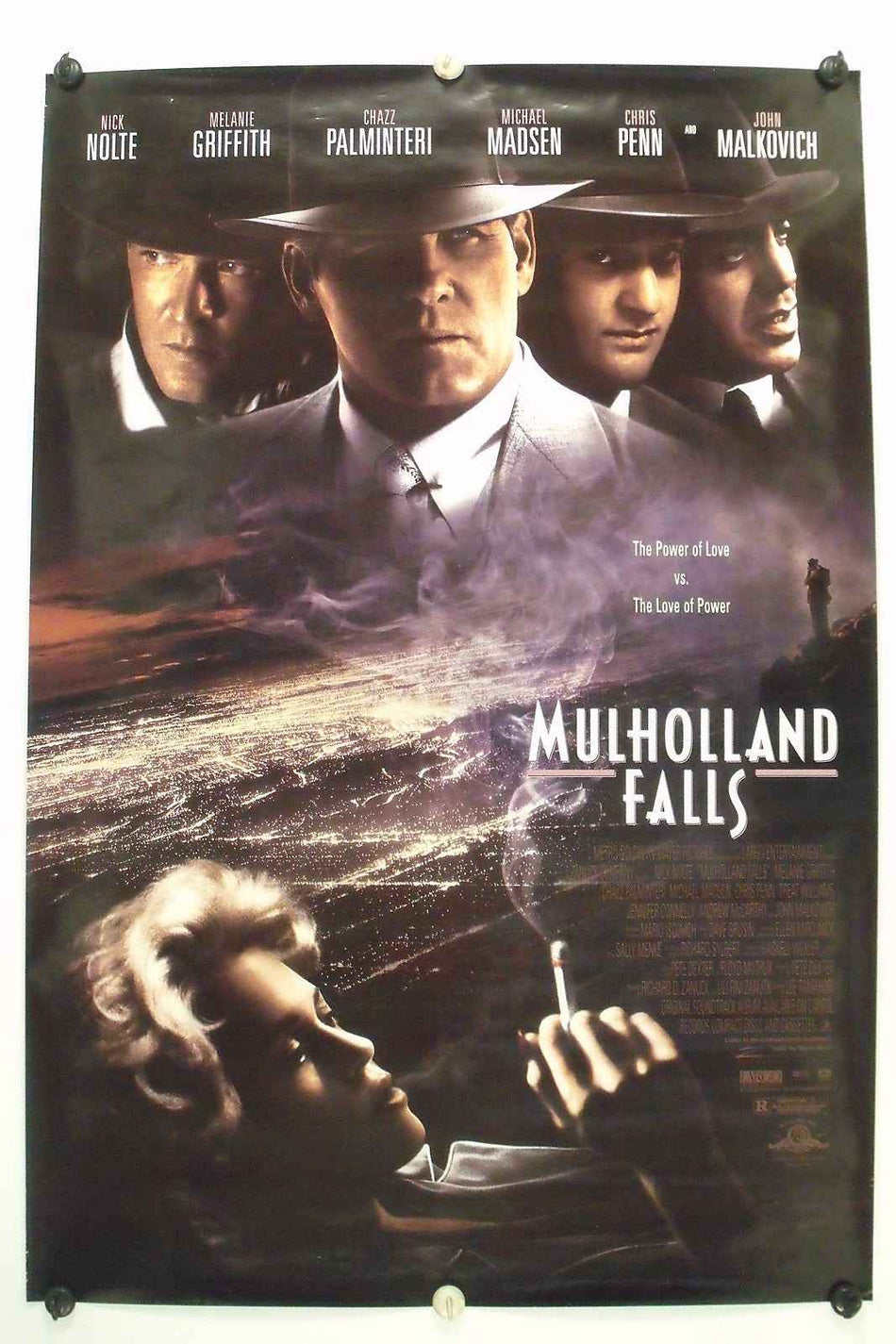 MULHOLLAND FALLS 1996 Original Movie Poster 27x40 DS Rolled Nick Nolte - Joe's Geek VLT