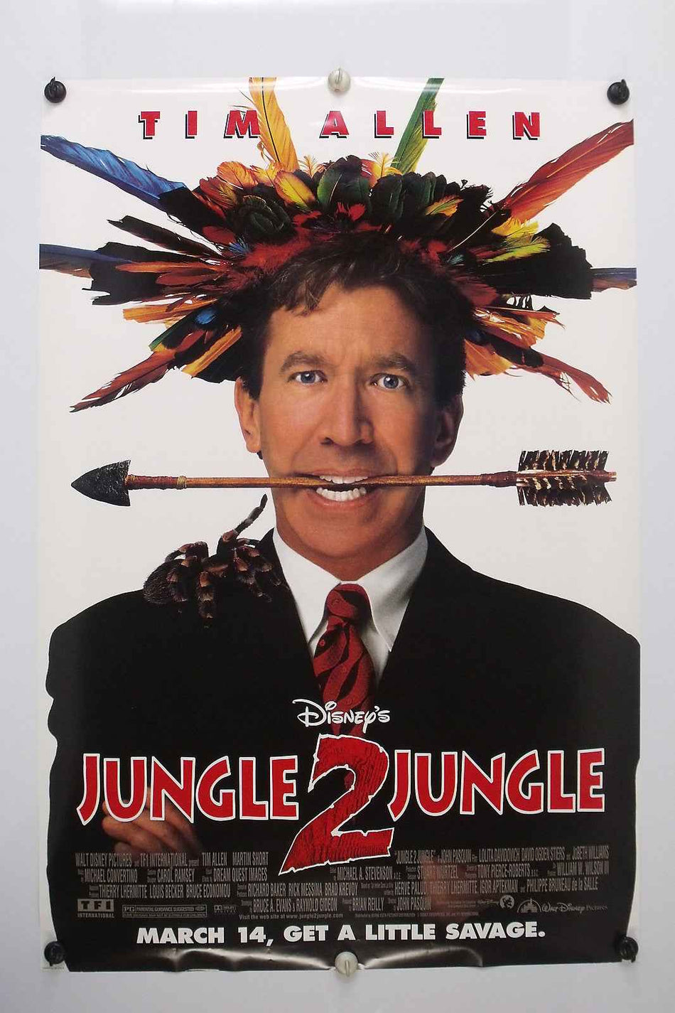 JUNGLE 2 JUNGLE 1997 Original Movie Poster 27x40 DS Rolled Style A Tim Allen - Joe's Geek VLT