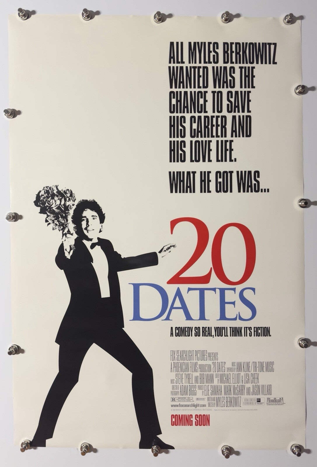 20 Dates - Original Movie Poster - 1998 - Rolled DS