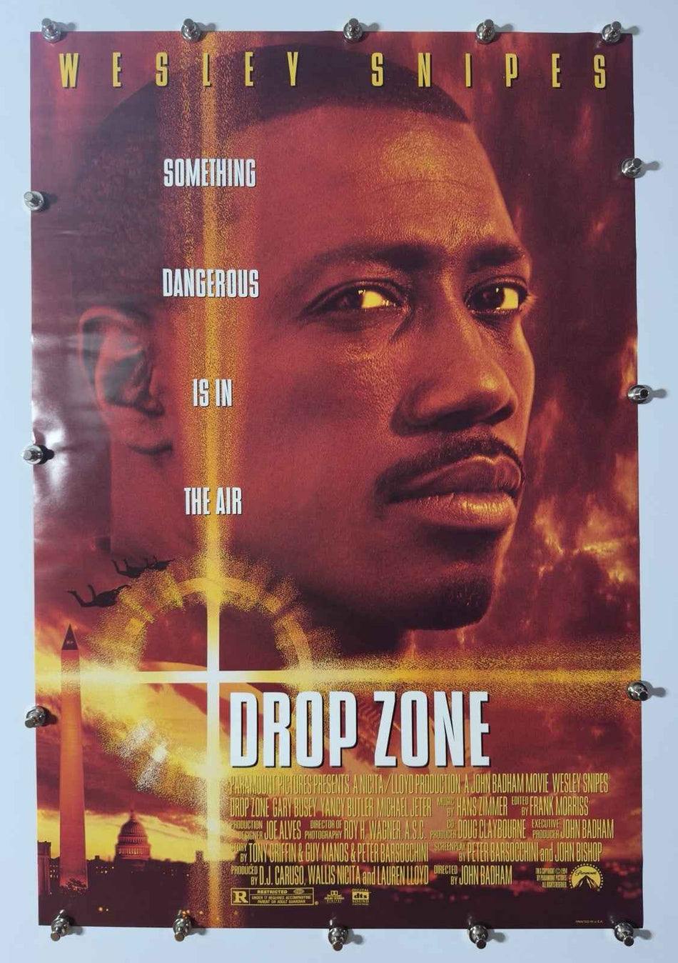 DROP ZONE 1994 Original Movie Poster 27x40 DS Rolled Wesley Snipes - Joe's Geek VLT