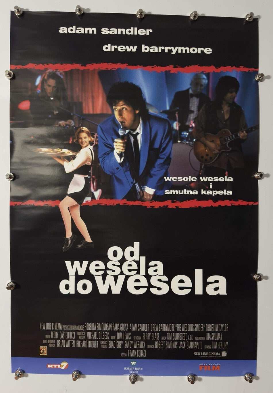 The Wedding Singer - Original Movie Poster - 1998 - Rolled SS