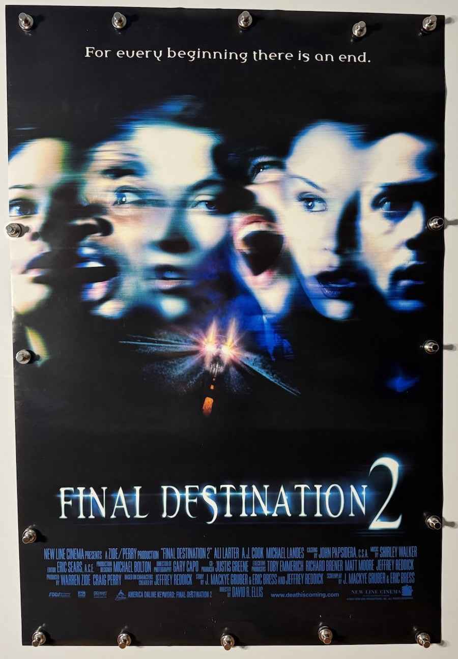 FINAL DESTINATION 2 2003 Original Movie Poster 27x40 DS Rolled Ali Larter