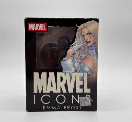 MARVEL ICONS DIAMOND EMMA FROST BUST DIAMOND SELECT LIMITED 2000 PIECES OPEN-BOX