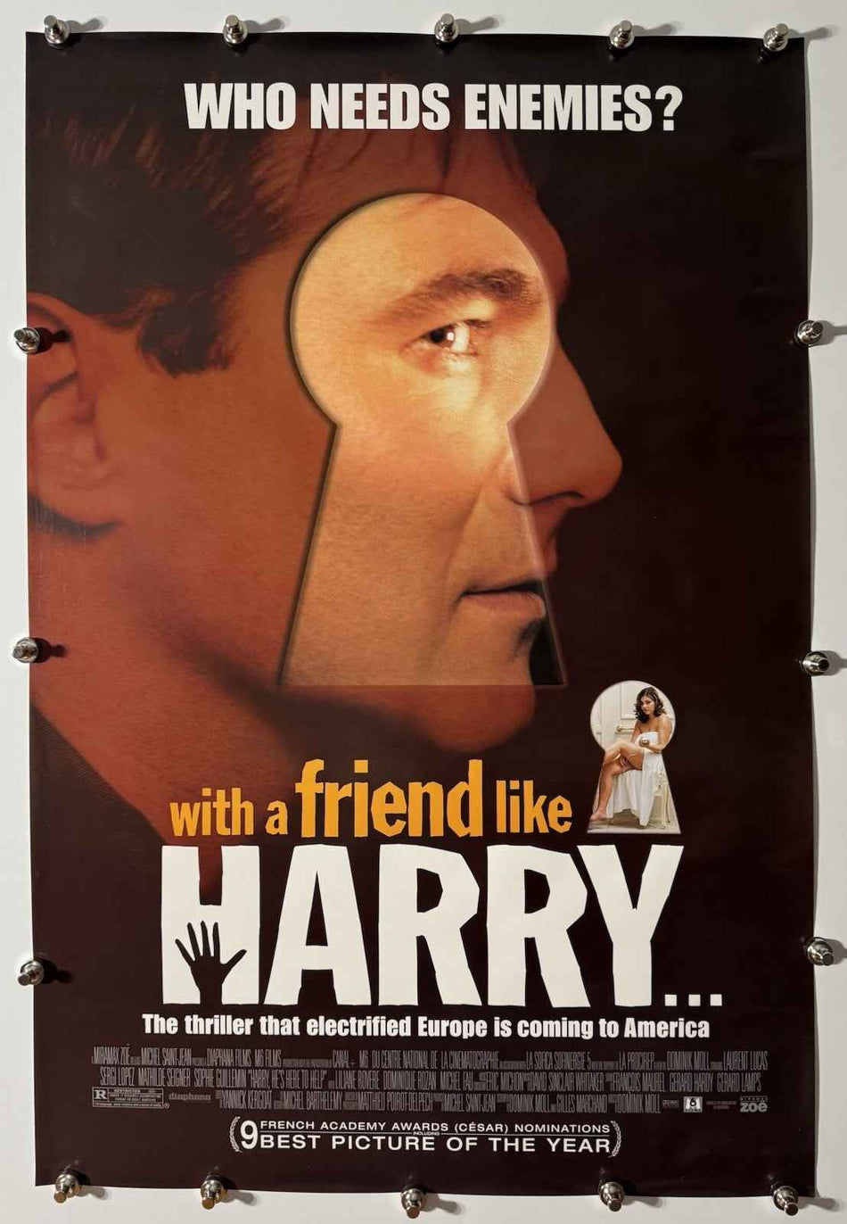 HARRY, HE'S HERE TO HELP 2000 Original Movie Poster 27x40 SS Rolled Laurent Lucas - Joe's Geek VLT