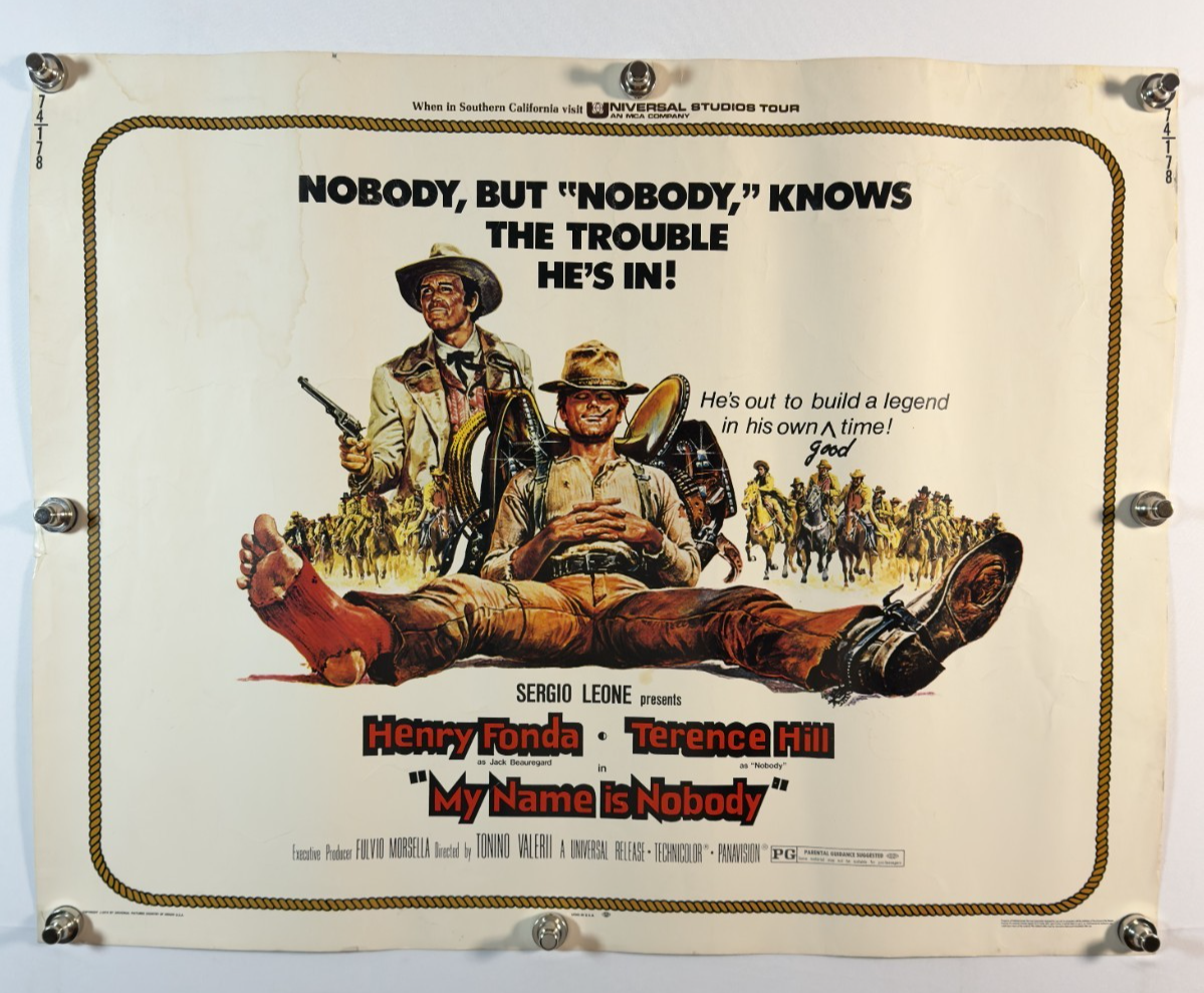 My Name is Nobody (1973) - Original Movie Poster - 28 x 22 - Rolled SS