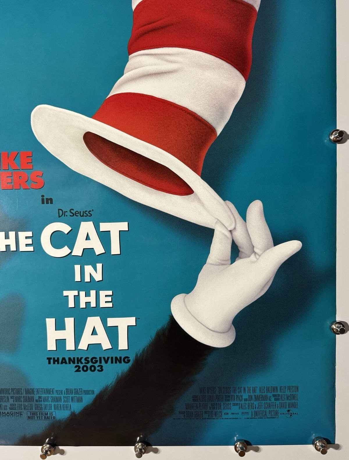 Cat In The Hat (A) - Original Movie Poster - 2003 - Rolled DS