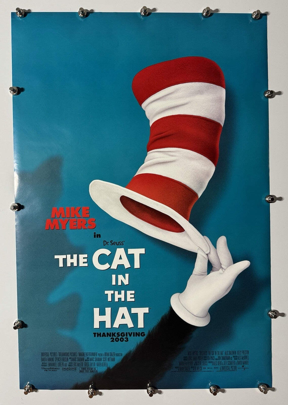 Cat In The Hat (A) - Original Movie Poster - 2003 - Rolled DS