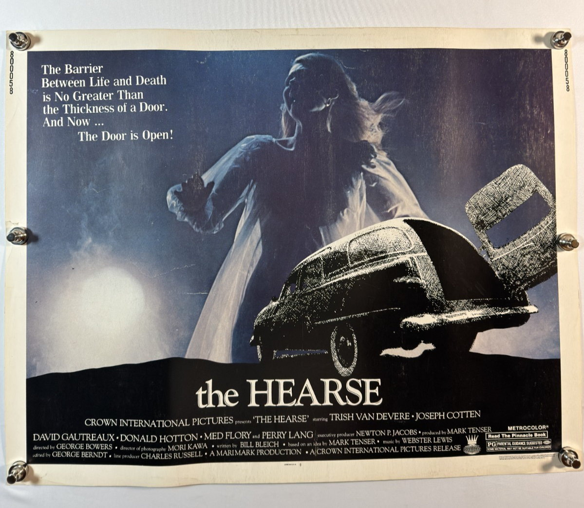 The Hearse (1980) - Original Movie Poster - 28 x 22 - Rolled SS