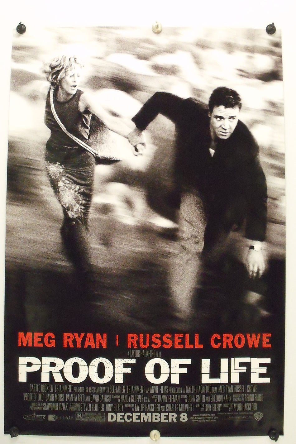 PROOF OF LIFE 2000 Original Movie Poster 27x40 DS Rolled Russell Crowe - Joe's Geek VLT