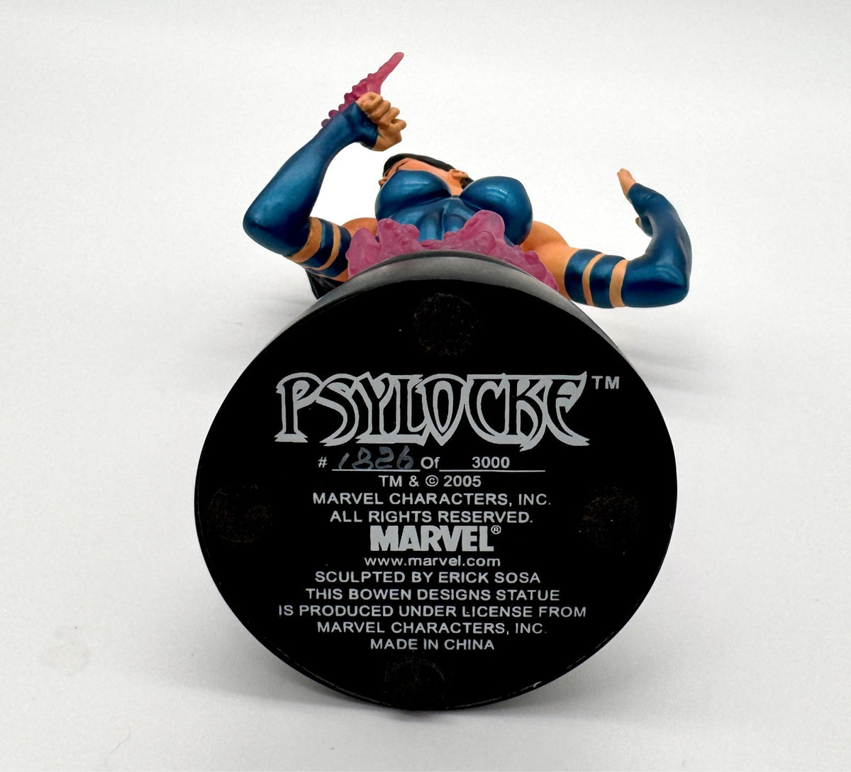 Psylocke – Marvel Mini-Bust | Bowen Designs Limited Edition #1826/3000 Open Box