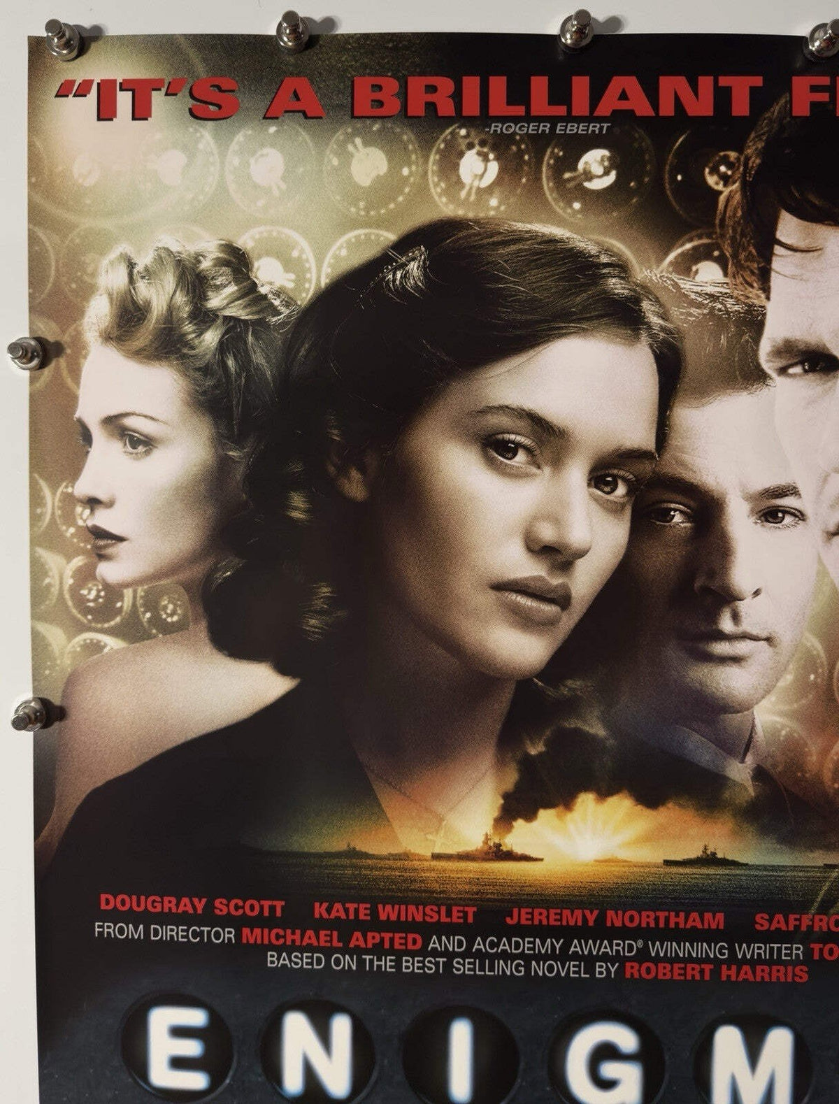 Enigma - Original Movie Poster - 2001 - Rolled DS