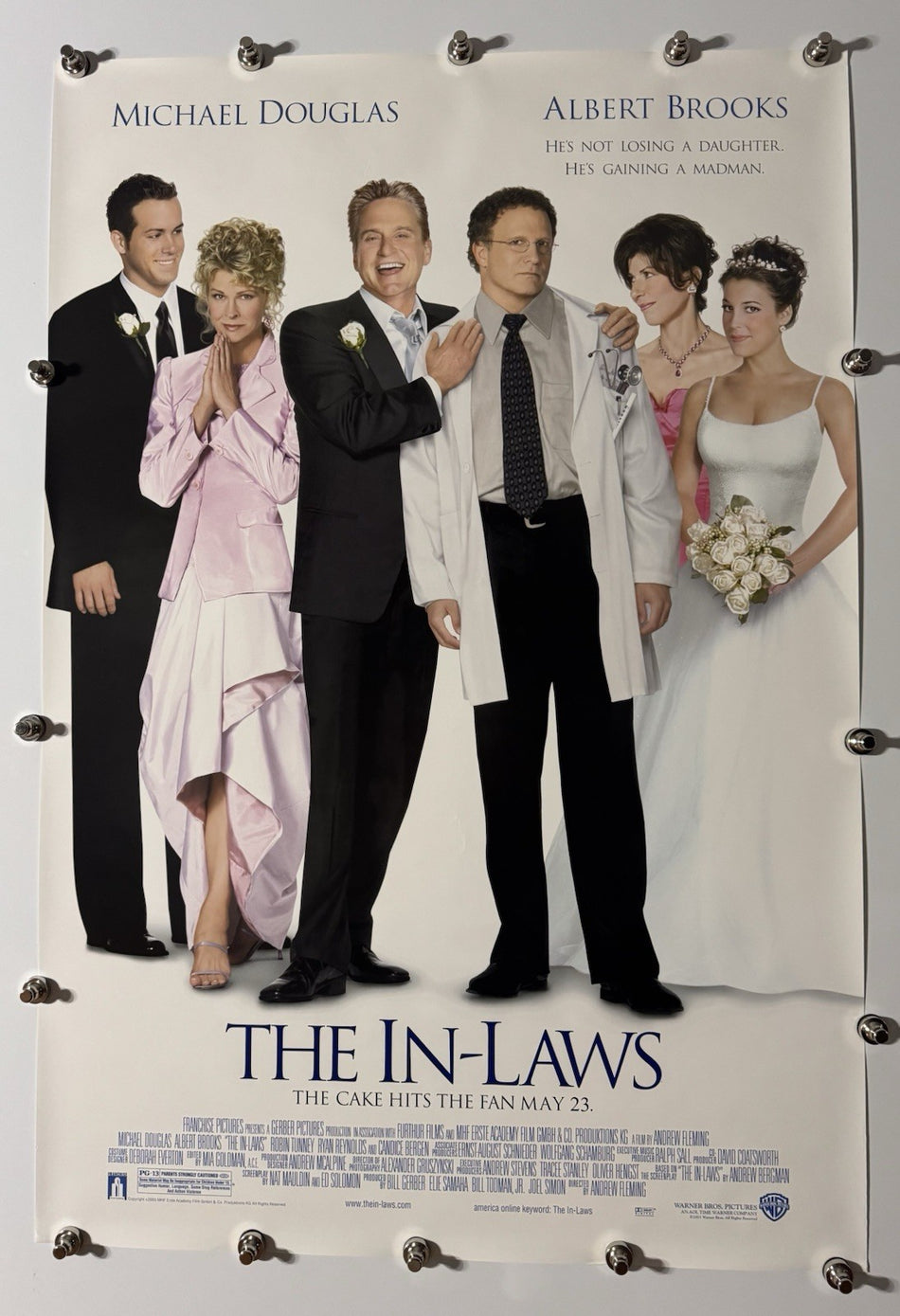 THE IN-LAWS 2003 Original Movie Poster 27x40 DS Rolled Michael Douglas