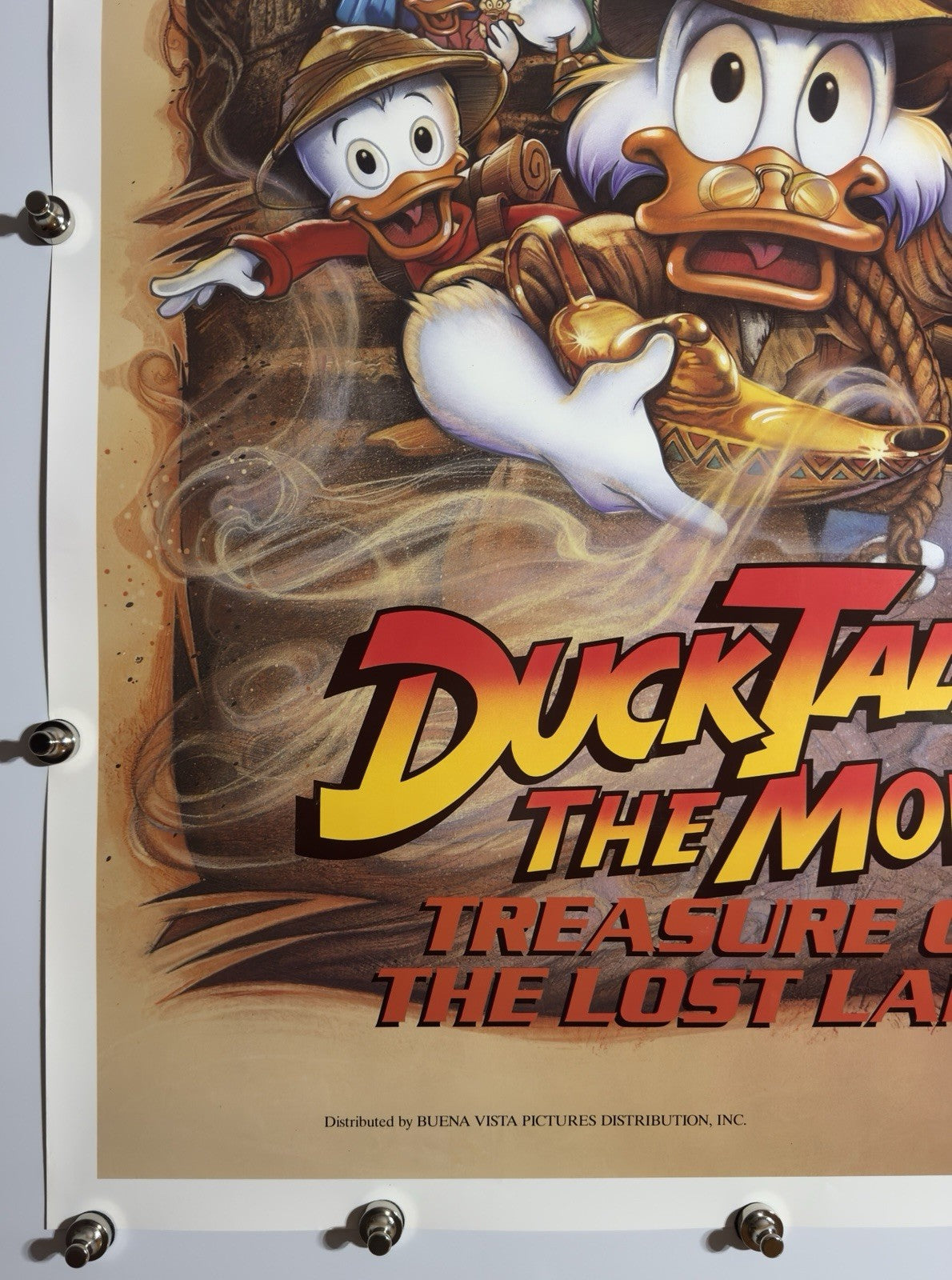 DuckTales the Movie - Original Movie Poster - 1990 - Rolled DS