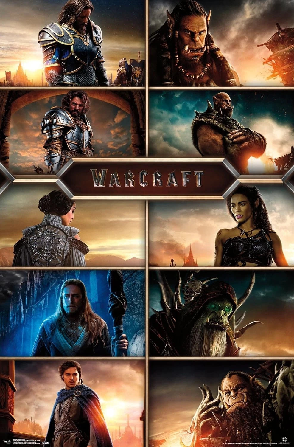 Warcraft Grid Poster - Trends International - NOS - 24 x 36 - RP14027