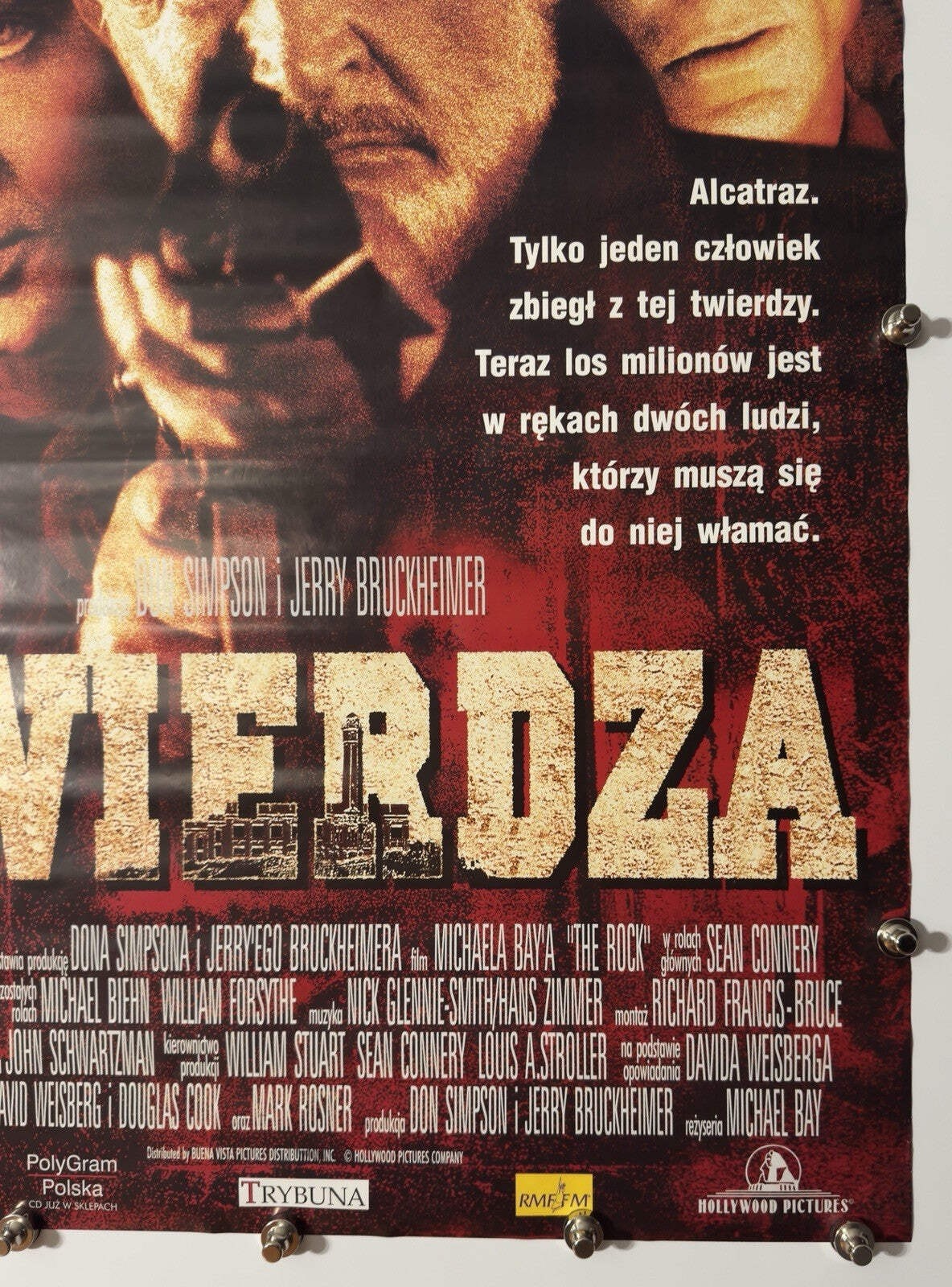 The Rock - Original Movie Poster - 1996 - Rolled SS